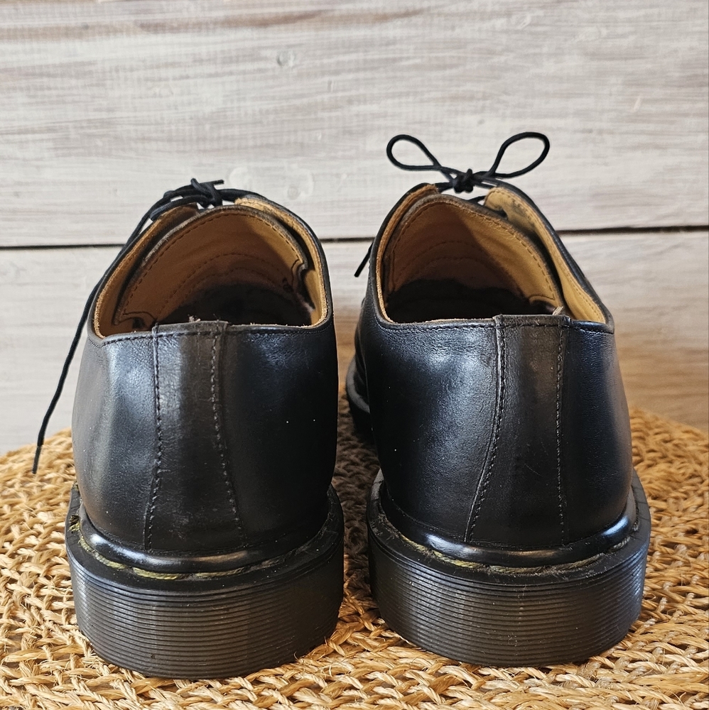 Dr. Martin's Black Leather Lace-Up Oxford Shoes Size 11 - Picture 4 of 16